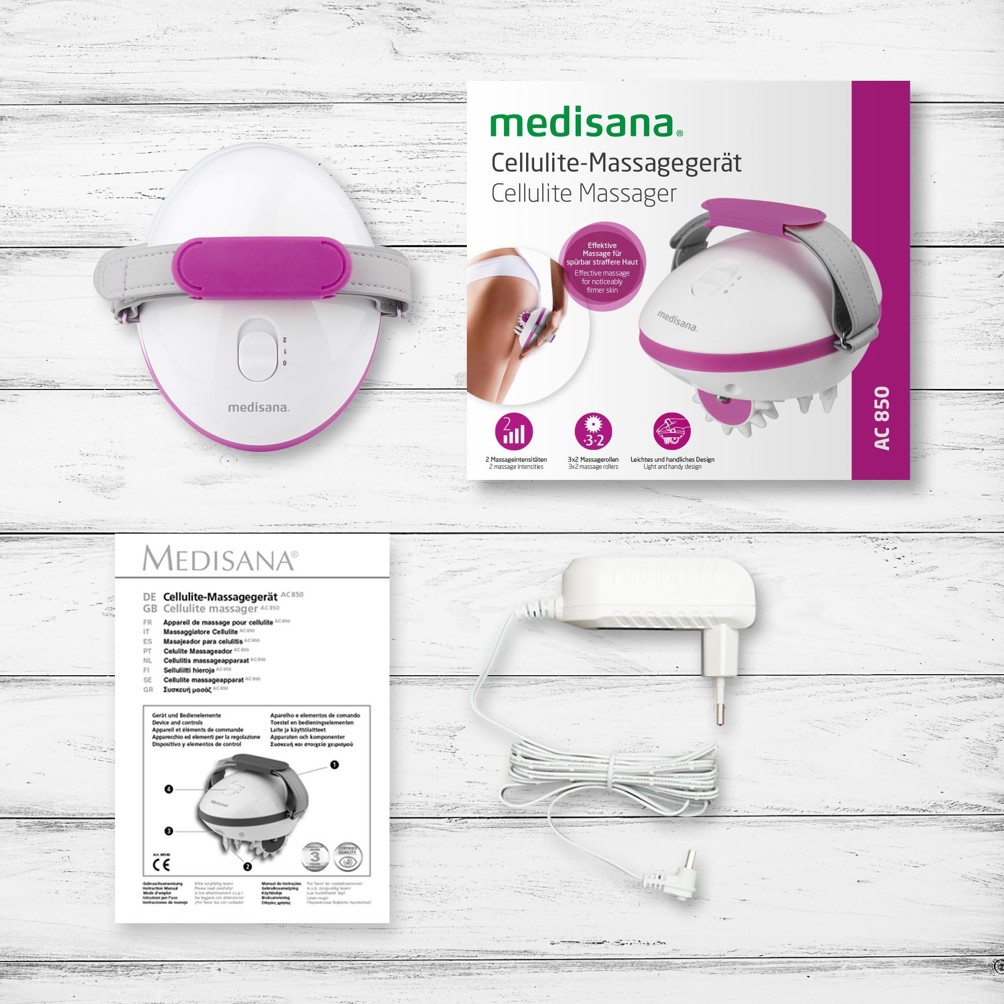 medisana AC 850 Masseur anti-cellulite pour peau d'orange et peau plus ferme 7/7