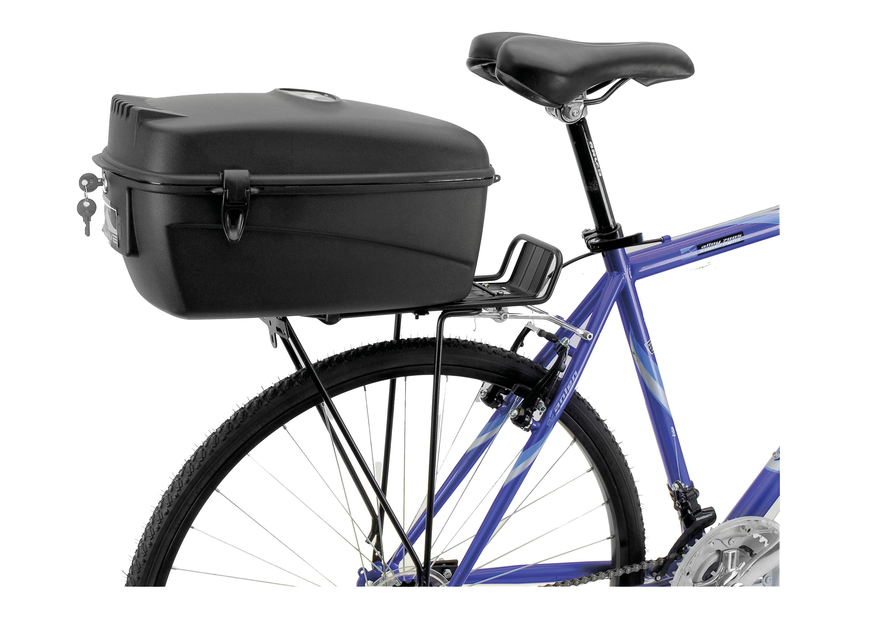 M-Wave fietsbox amsterdam zwart 17 liter 5/5