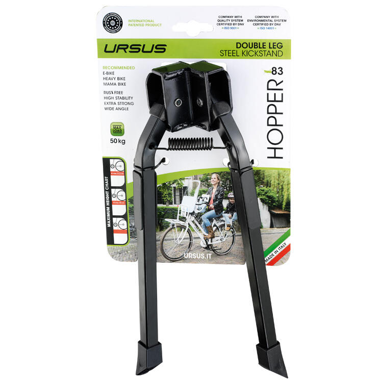 Ursus Zweibeinständer Hopper 28" schwarz, 300mm, mit Platte und Schraube 3/4