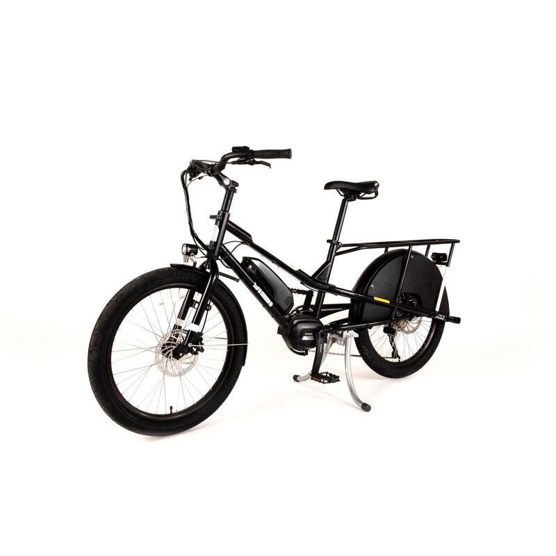 Bicicletta da carico e da famiglia elettrica Yuba Kombi E6 Black