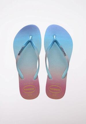 Chanclas Surf Mujer Havaianas SLIM GRADIENT SUNSET Blanc