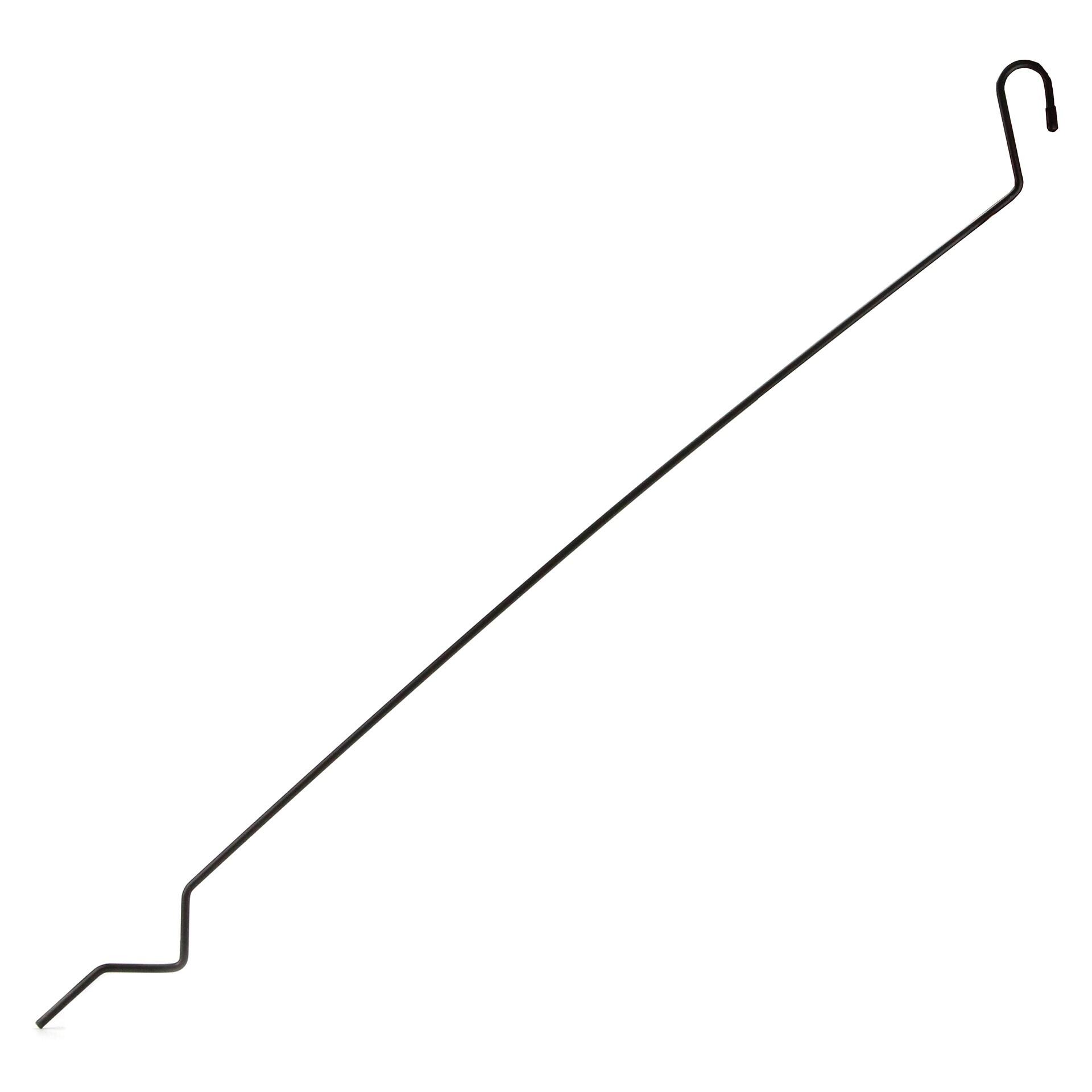 Podpórka okiennic namiotu dachowego 80 cm czarna 2/5