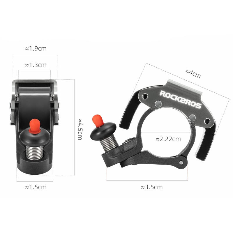 Dzwonek rowerowy aluminiowy Rockbros Big Ring TT 7/7
