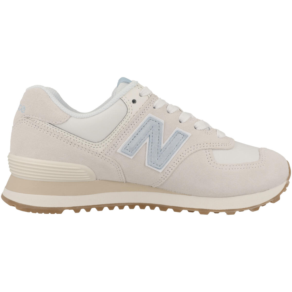 Baskets Blanches Femme New Balance 574 3/7