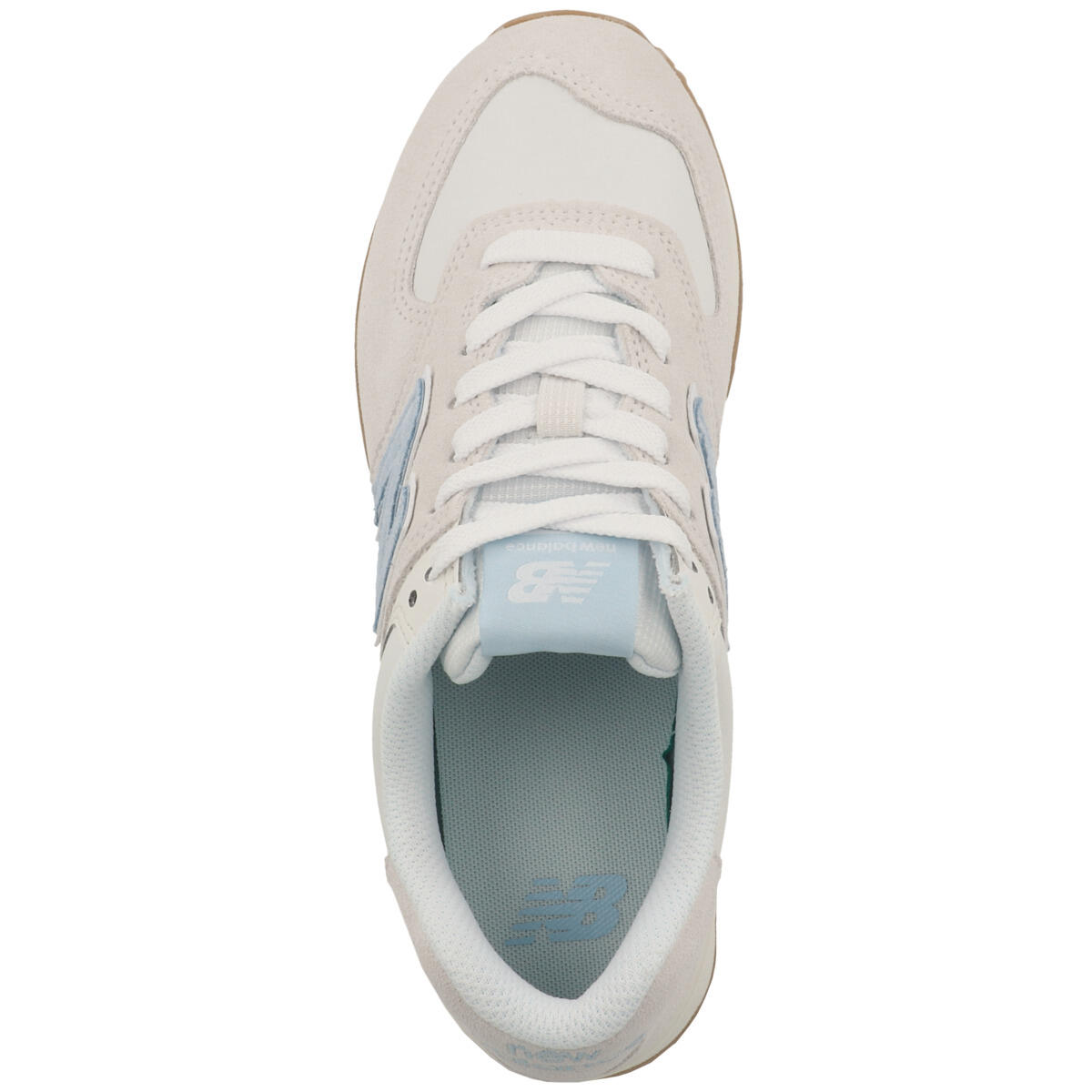 Baskets Blanches Femme New Balance 574 2/7