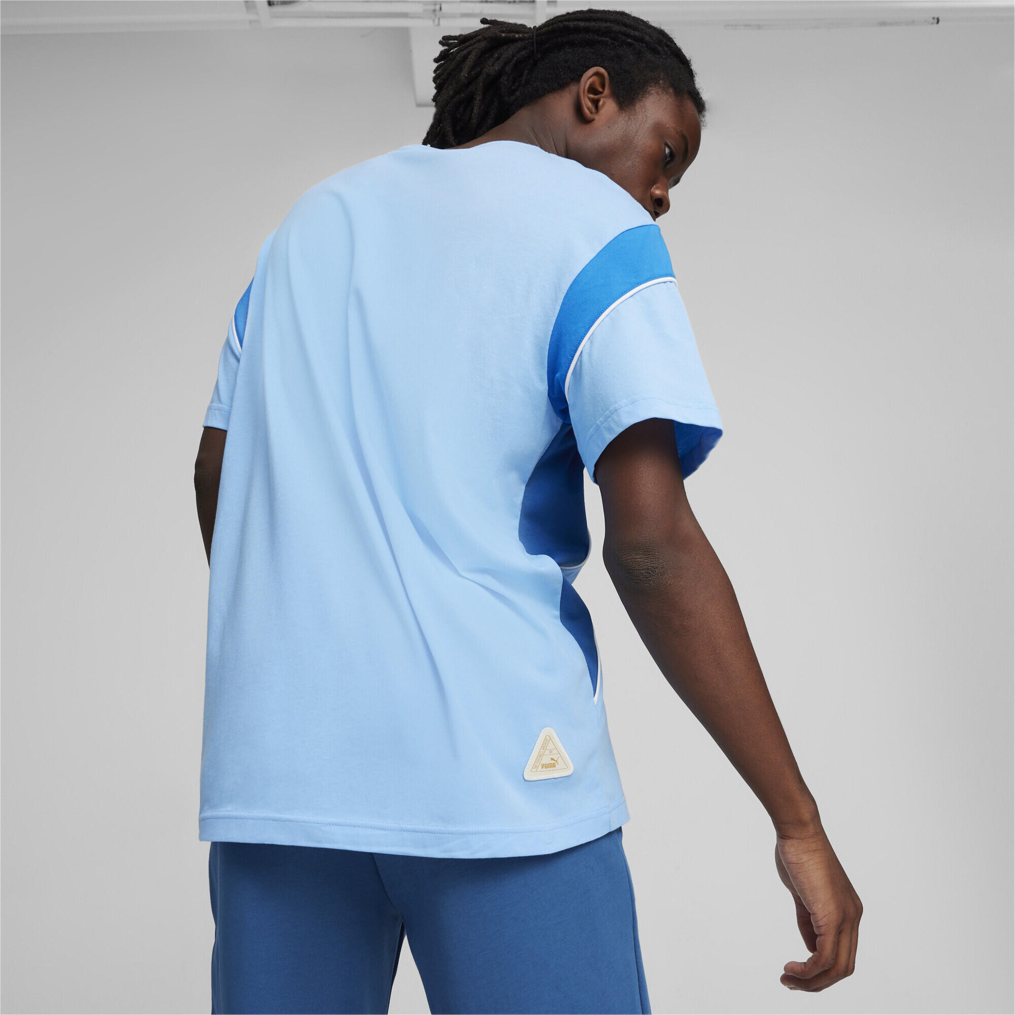 T-shirt Manchester City FtblArchive PUMA Team Light Blue Lake 5/7