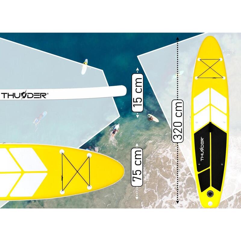 Deska SUP Thunder COAST YELLOW 320