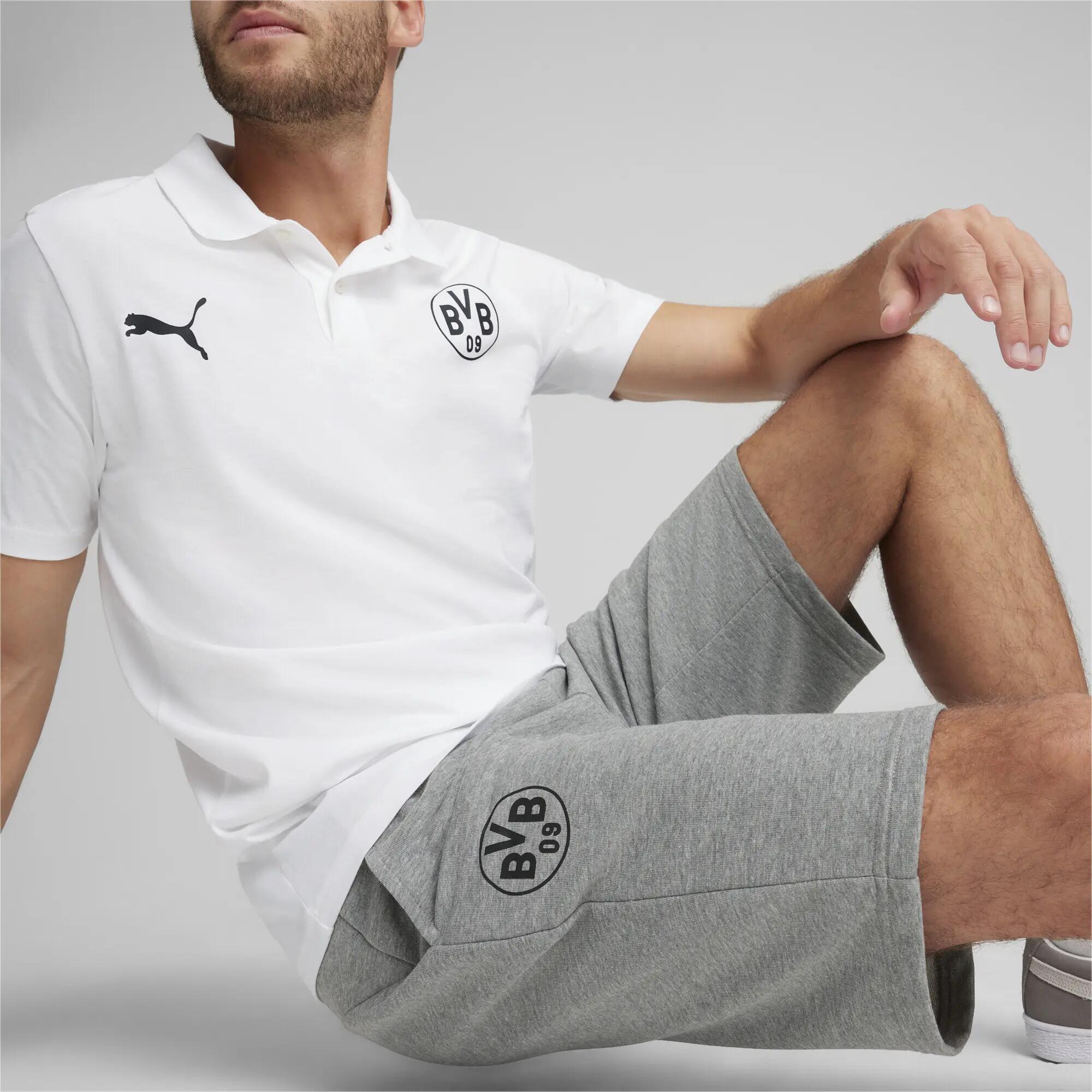Borussia Dortmund ESS Shorts Herren PUMA Medium Gray Heather 4/6