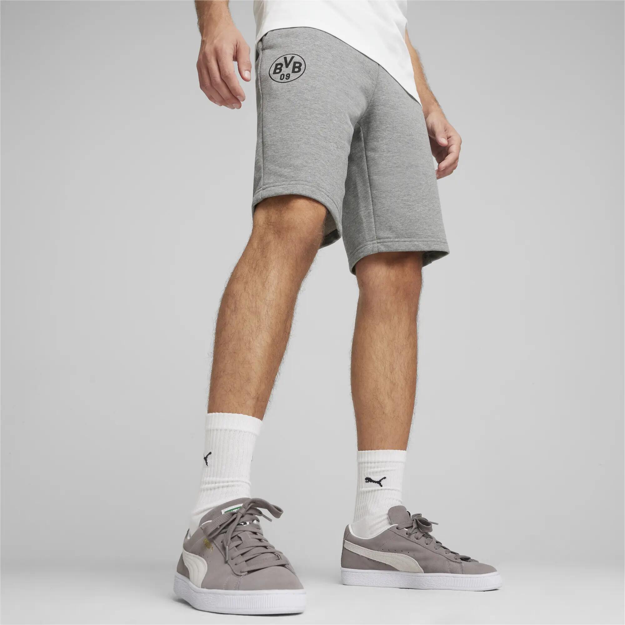 Borussia Dortmund ESS Shorts Herren PUMA Medium Gray Heather 2/6
