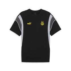 Borussia Dortmund FtblArchive T-shirt PUMA Black Cool Mid Gray