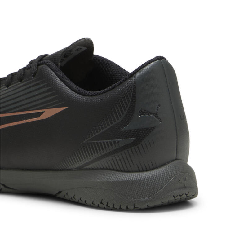 Scarpe da calcio ULTRA PLAY da ragazzi PUMA Black Copper Rose Metallic