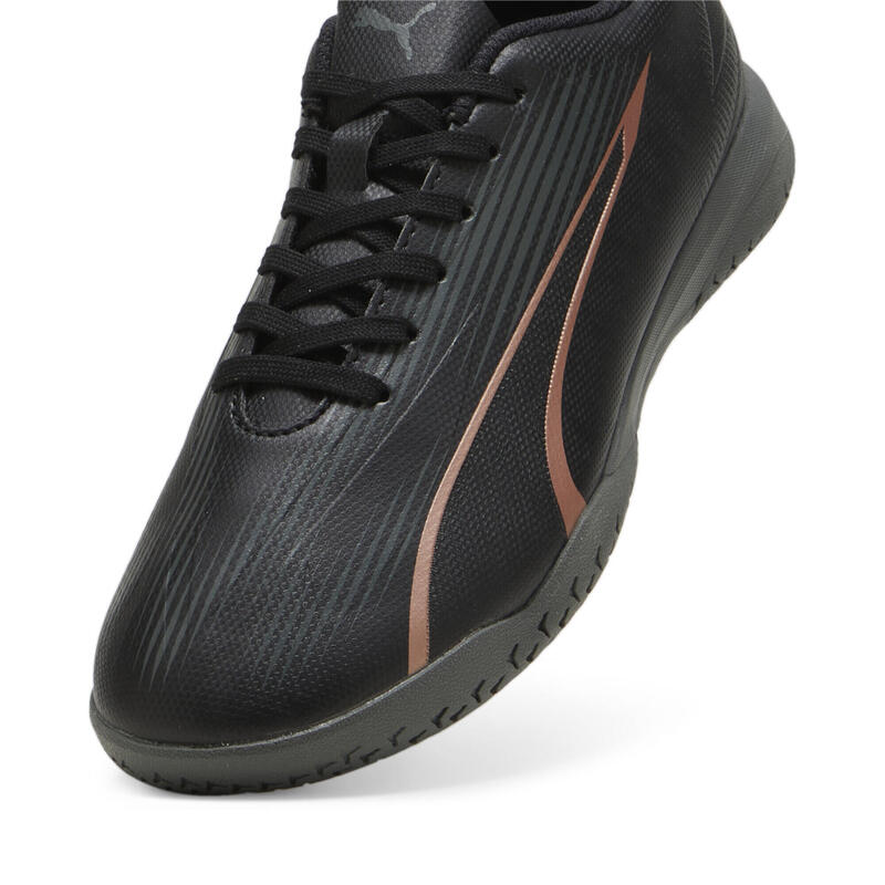 ULTRA PLAY voetbalschoenen voor jongeren PUMA Black Copper Rose Metallic