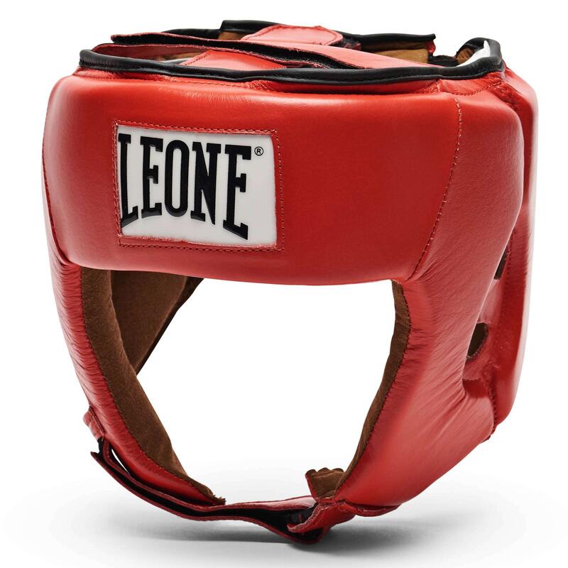 Casco de Boxeo Adulto Leone 1947 Contest rojo