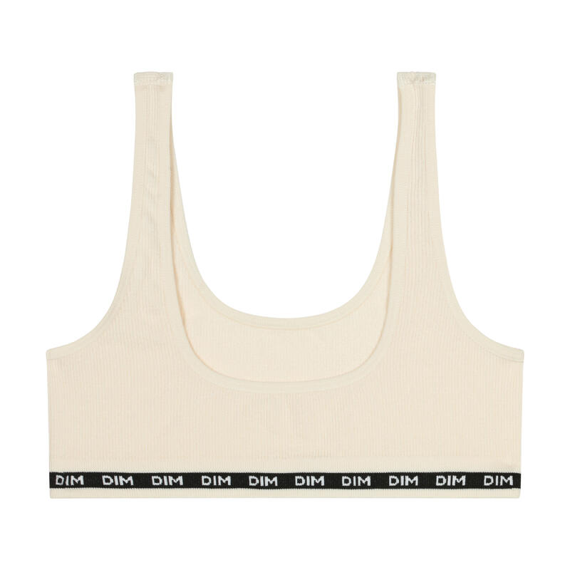 Dim Icons Seamless, Brassière fille en tissu côtelé