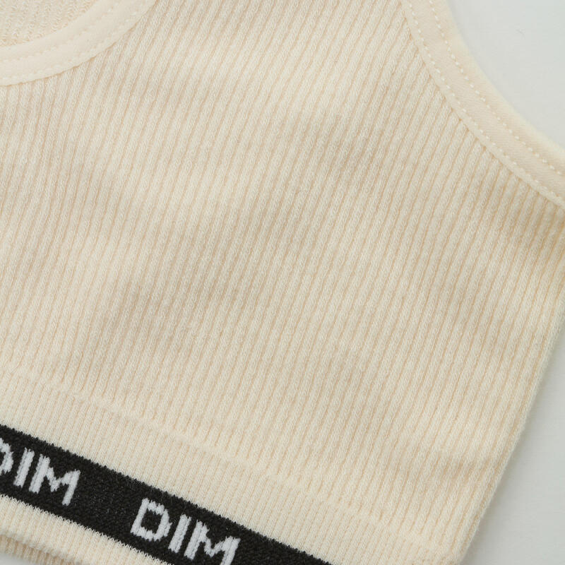 Dim Icons Seamless, Brassière fille en tissu côtelé