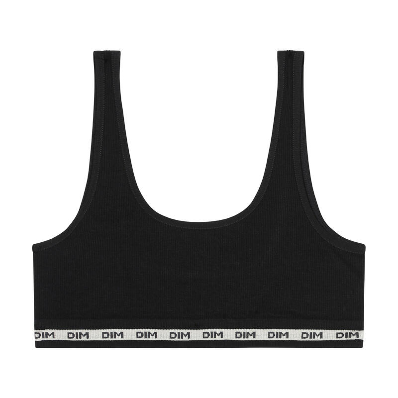 Dim Icons Seamless, Brassière fille en tissu côtelé