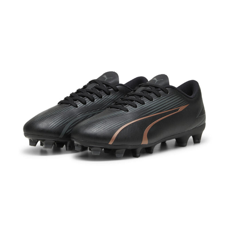 Botas de fútbol Niños ULTRA PLAY FG/AG PUMA Black Copper Rose Metallic