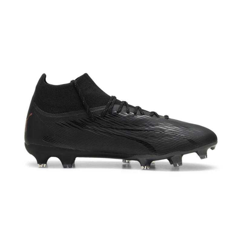 Ghete de fotbal ULTRA PRO FG/AG pentru bărbați PUMA Black Copper Rose Metallic