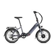 Bicicletta pieghevole elettrica Popal E-Folt Tourer - 420Wh - 6 marce - Grigio