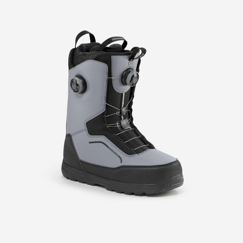 Seconde vie - Chaussures de snowboard double molette, flex rigide -... - BON