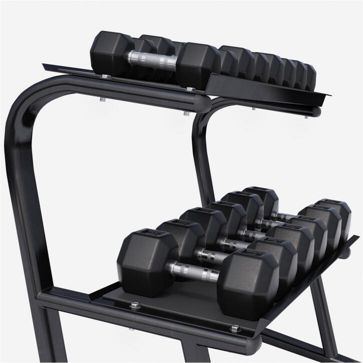 Zestaw Hantli HEX od 4 do 25 kg ze stojakiem 6/7
