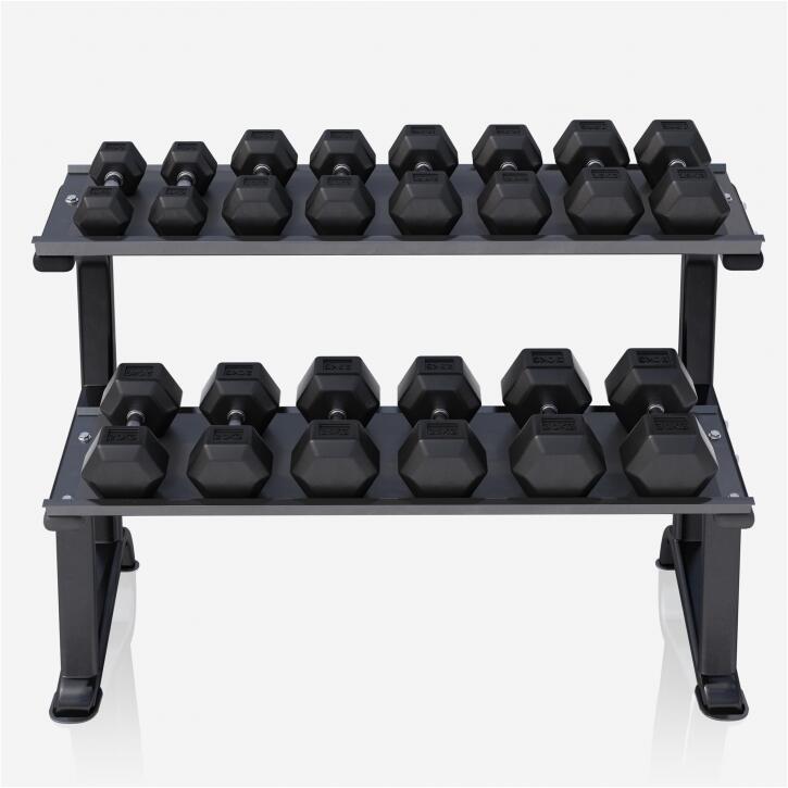 Zestaw Hantli HEX od 4 do 25 kg ze stojakiem 5/7