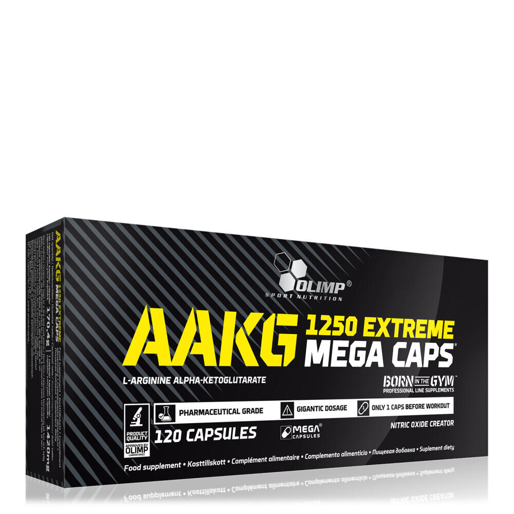 OLIMP SPORT L-Arginina - AAKG 1250 Extreme Mega Caps - 120 Capsule