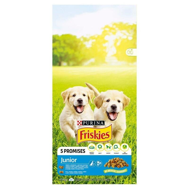 Comida para cão Friskies Junior 15 kg