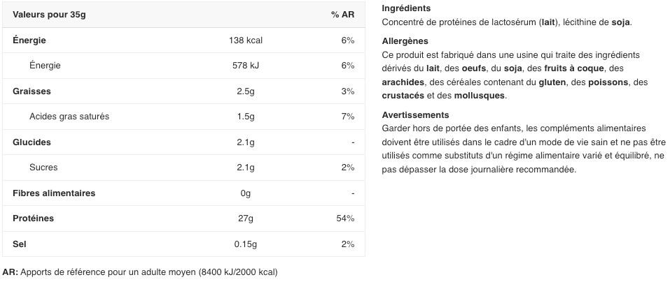 Whey senza aromi - 100% Natural Whey Concentrate - Gusto neutro 700g 2/3