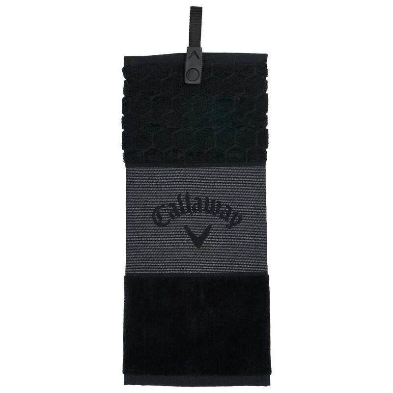 Asciugamano da golf nero Callaway
