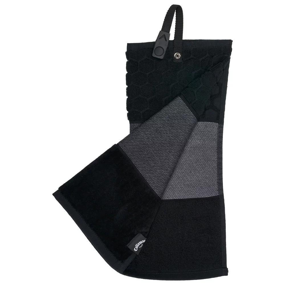 Callaway zwarte golfhanddoek 2/2
