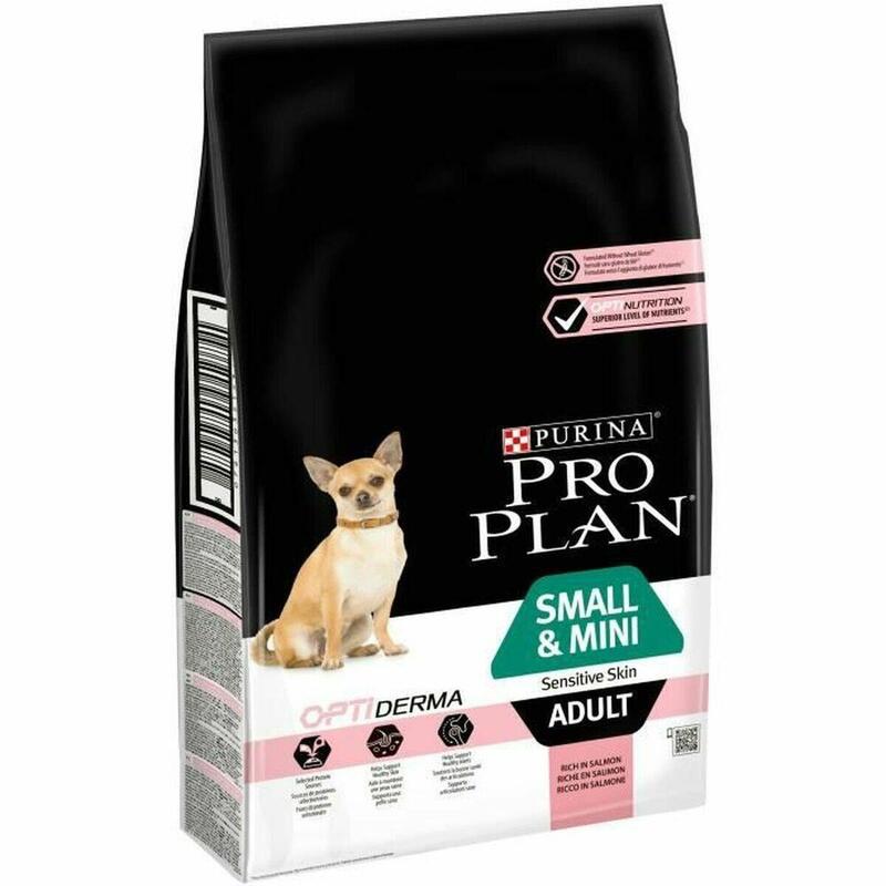 Comida para cão PRO PLAN Small & Mini Adult Sensitive skin Salmão