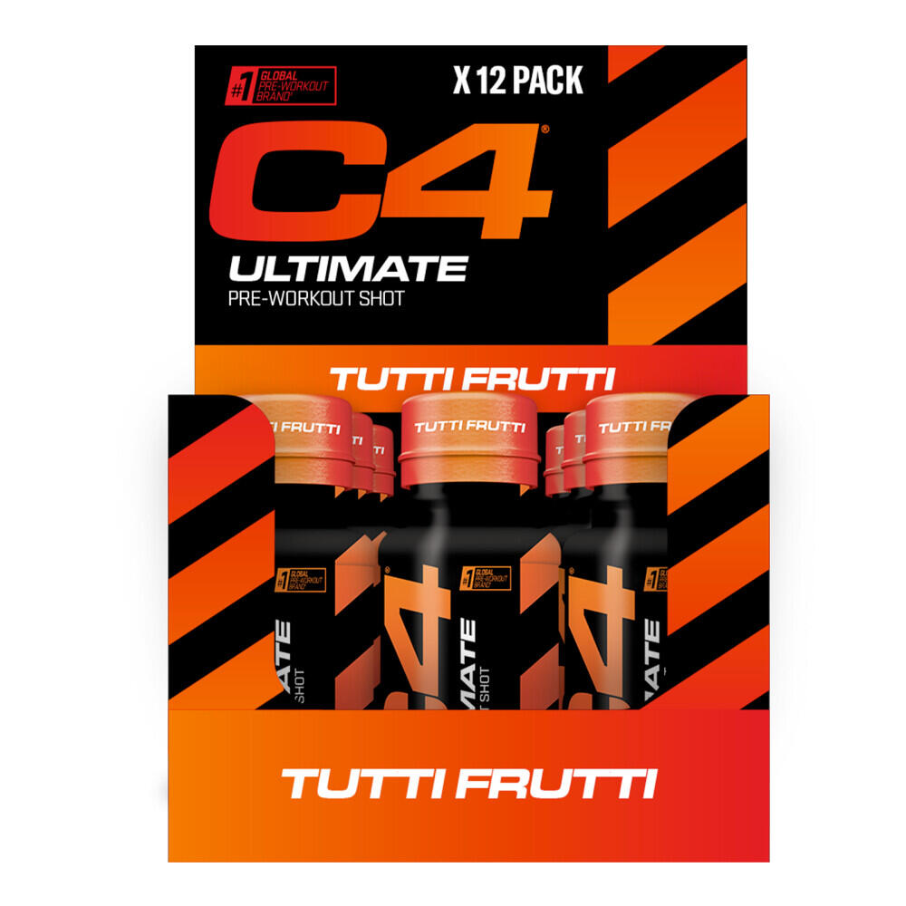 CELLUCOR Pre-workout - C4 Ultieme Shots (12x60ml) - Tutti Frutti