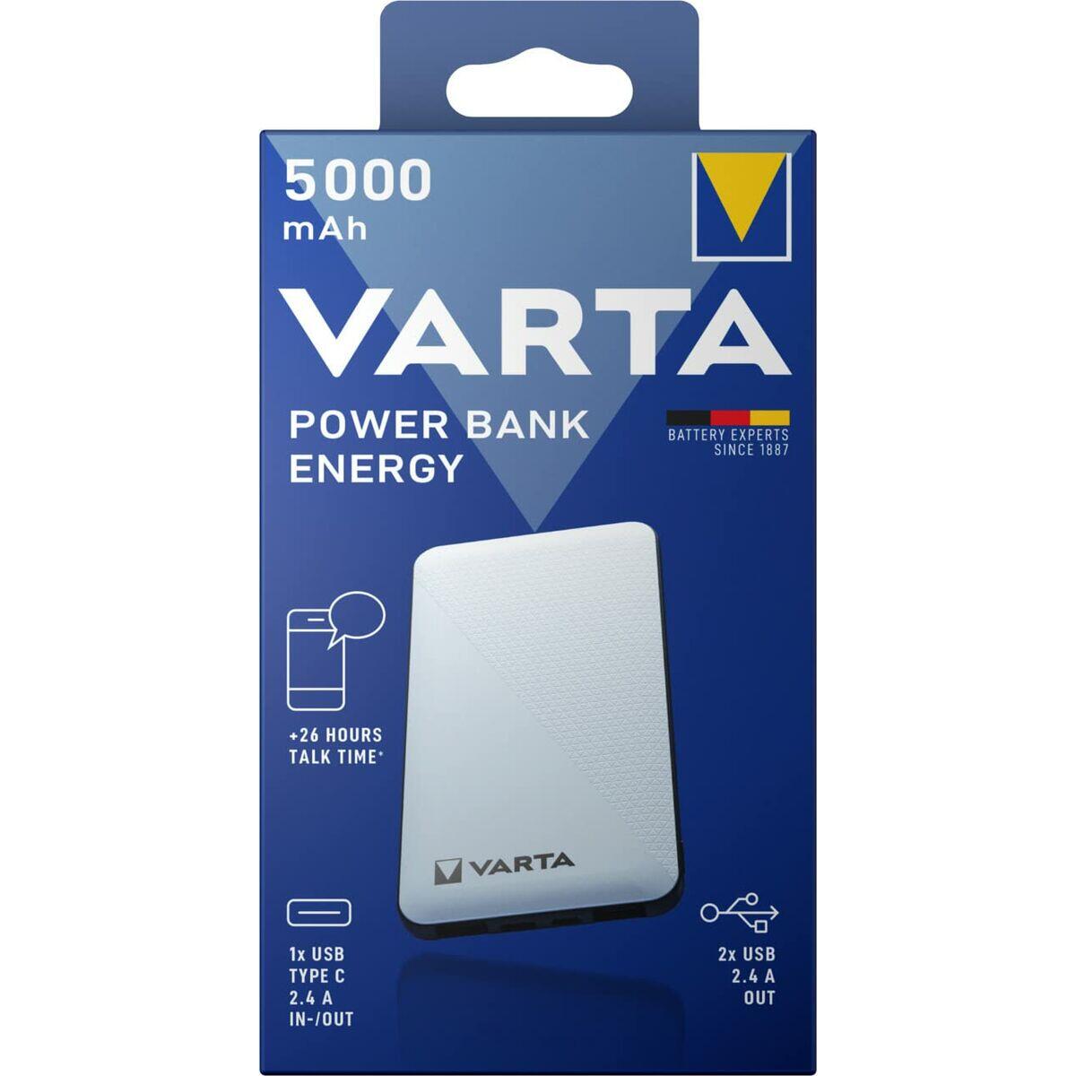 Power Bank Varta Energy Blanc 4/4