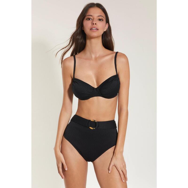 Bikini para Mujer Docor  412-1001C.412 BLACK Aros y Braga Maxi