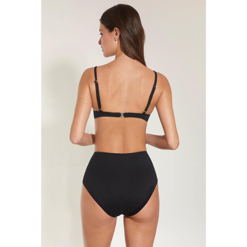 Bikini para Mujer Docor  412-1001C.412 BLACK Aros y Braga Maxi
