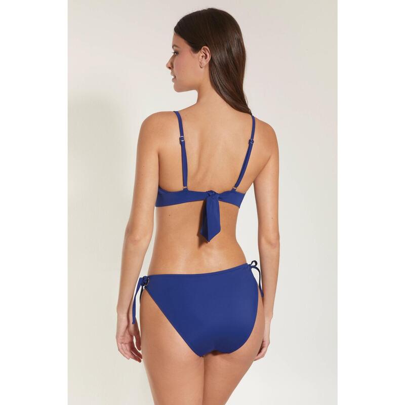 Bikini para Mujer Docor  415-1645B.2026 BLUE Copas y Braga Regulable Media