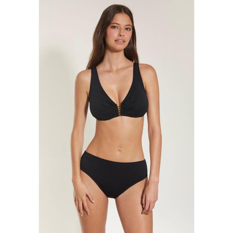 Bikini para Mujer Docor  412-1088C.412 BLACK Aros y Braga Alta