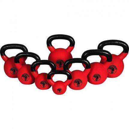 Zestaw 4, 8, 12, 16 kg kettlebell komplet 40 kg żeliwo gumowane