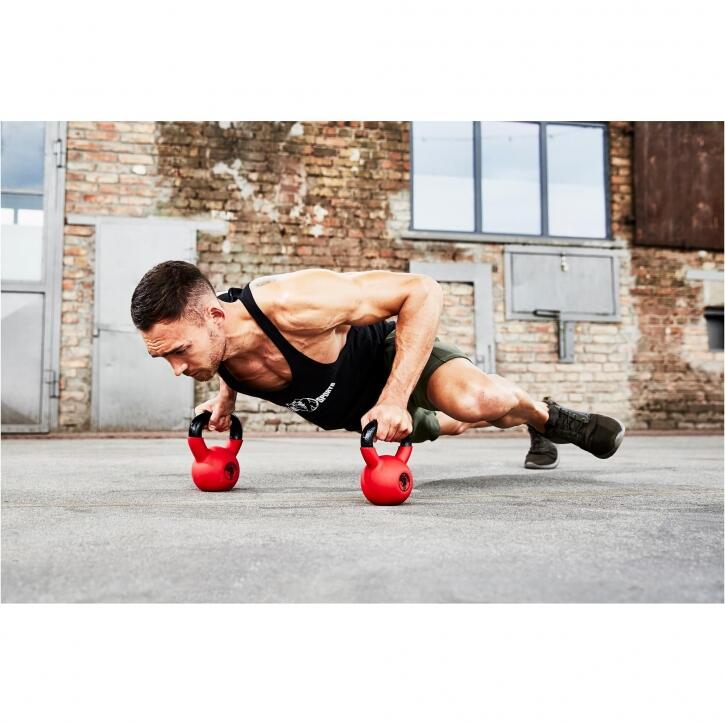Zestaw 4, 8, 12, 16 kg kettlebell komplet 40 kg żeliwo gumowane 3/5