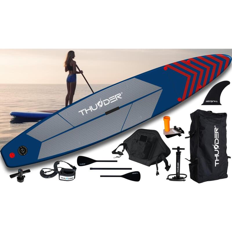 Deska do Stand up paddle Thunder SUP Steel red 365
