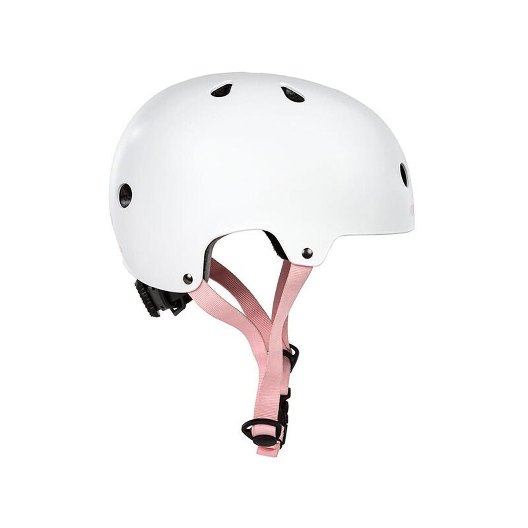 Kask na rolki, hulajnogę Powerslide Helmet Urban White Pink