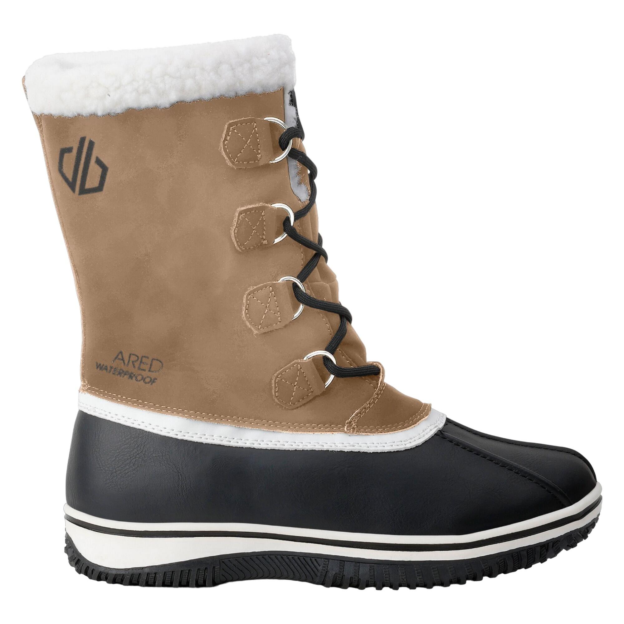 Womens/Ladies Northstar Snow Boots (Burnt Tan/Black) 3/5