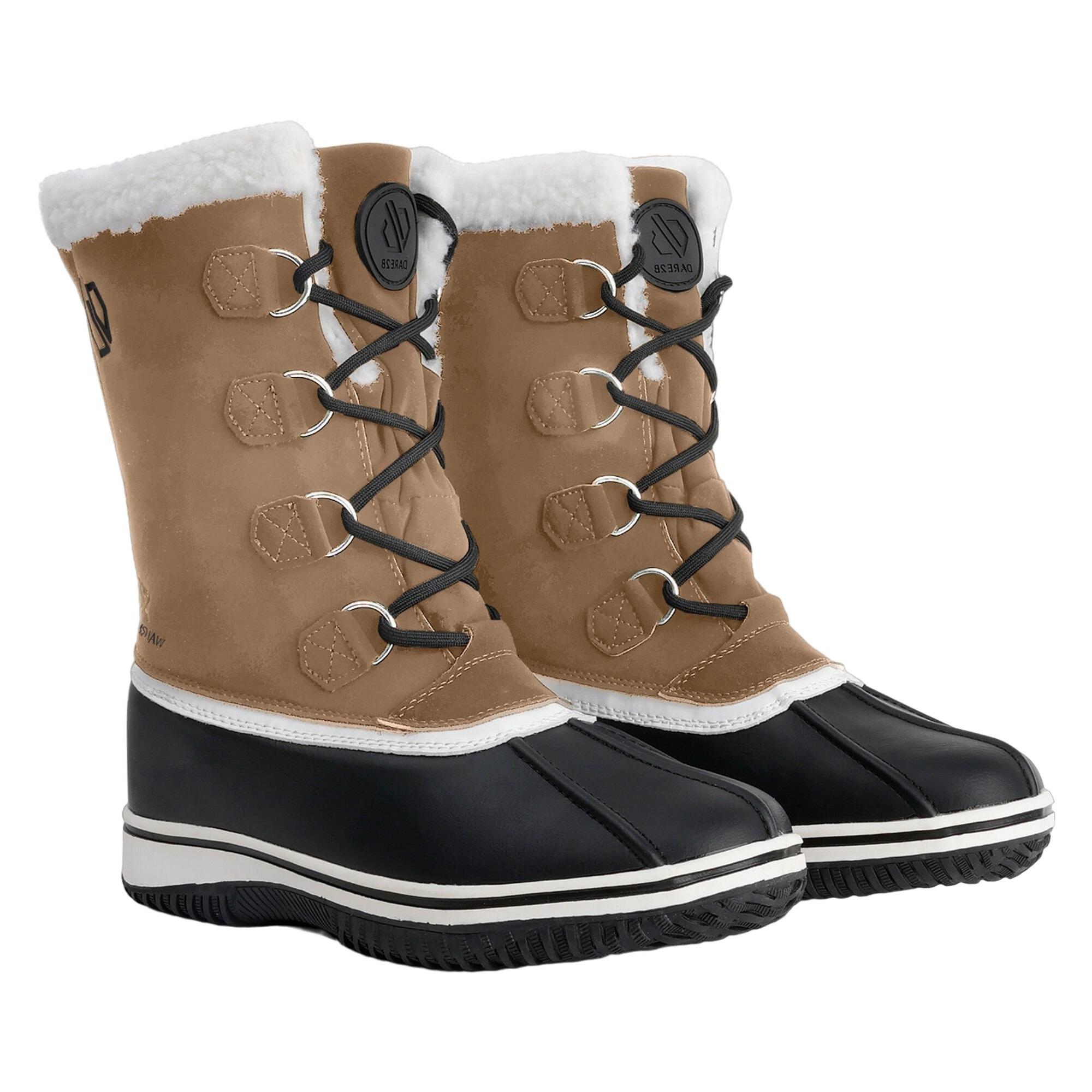DARE 2B Womens/Ladies Northstar Snow Boots (Burnt Tan/Black)