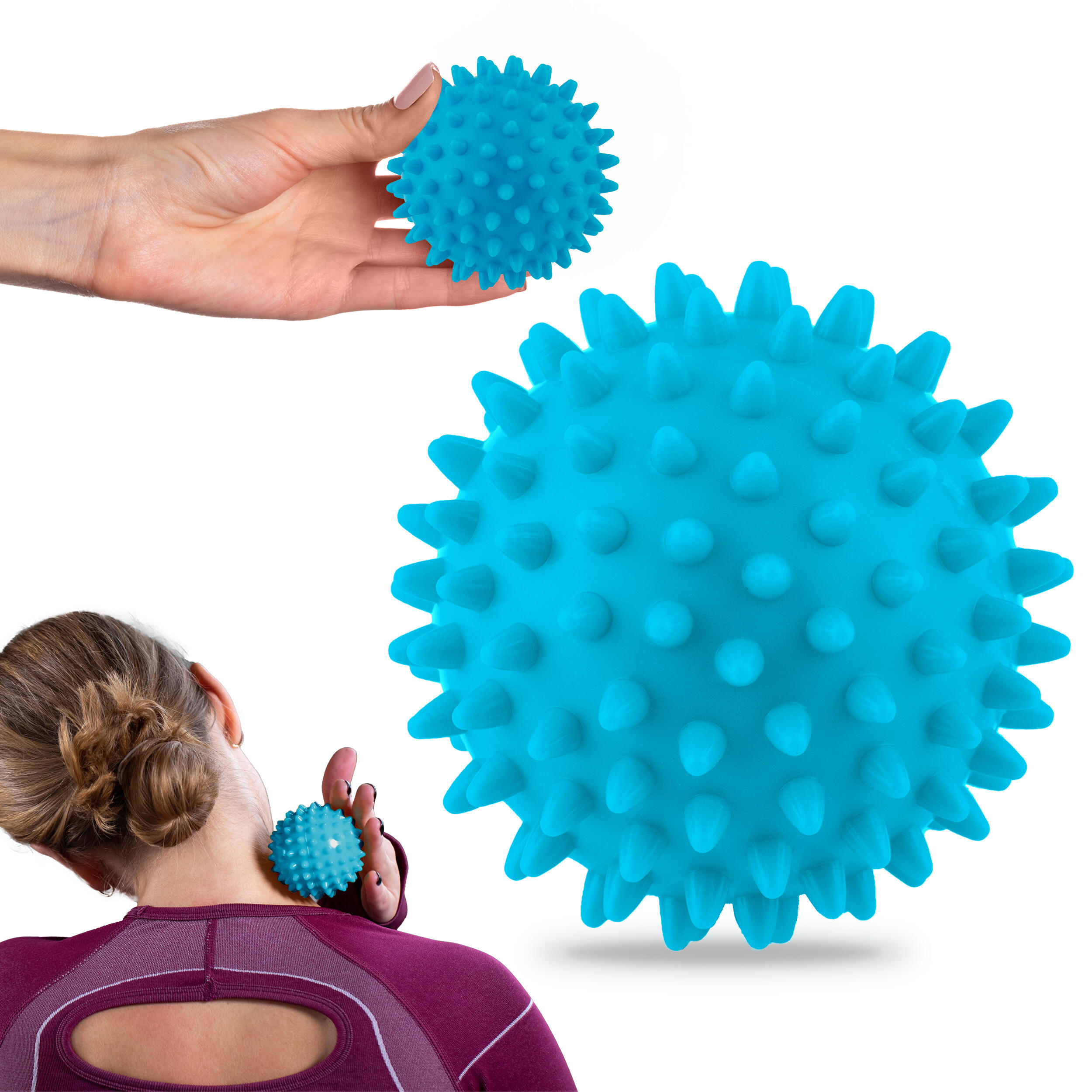 NEO-SPORT Palla Massaggiante Riabilitativo, Blu