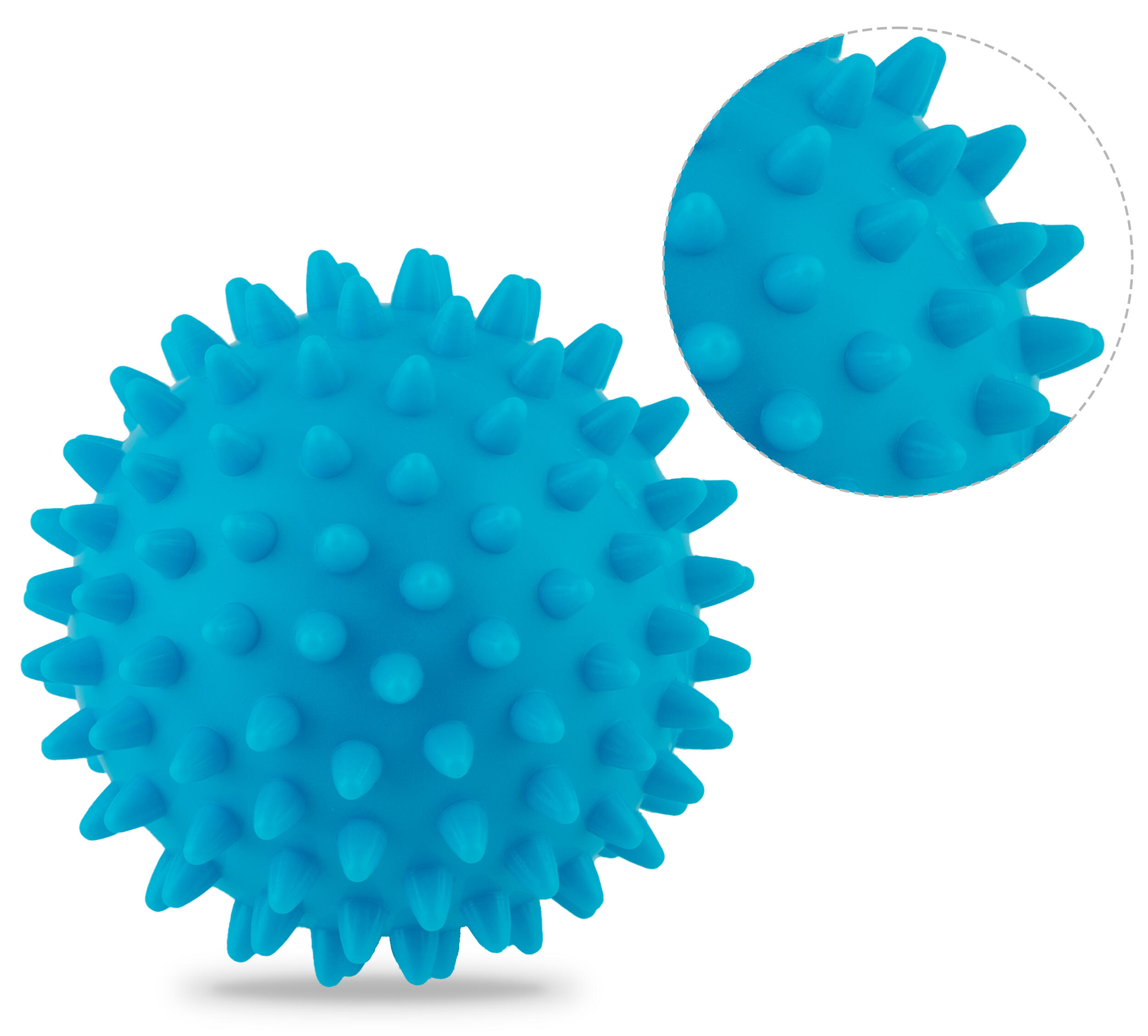 Pelota de masaje con picos rehabilitación Neo-Sport azul 2/7