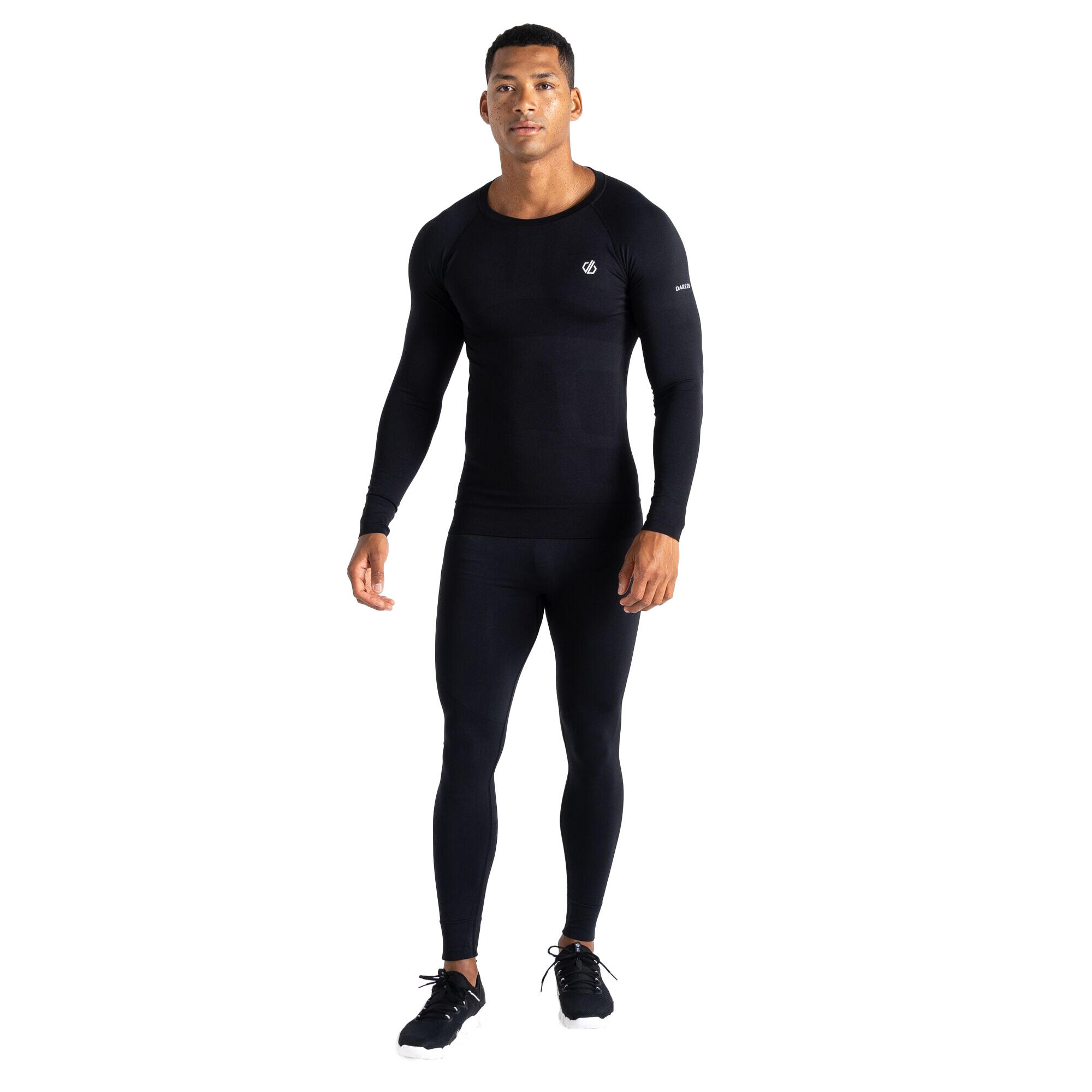 Mens In The Zone II Base Layer Bottoms (Black) 4/5