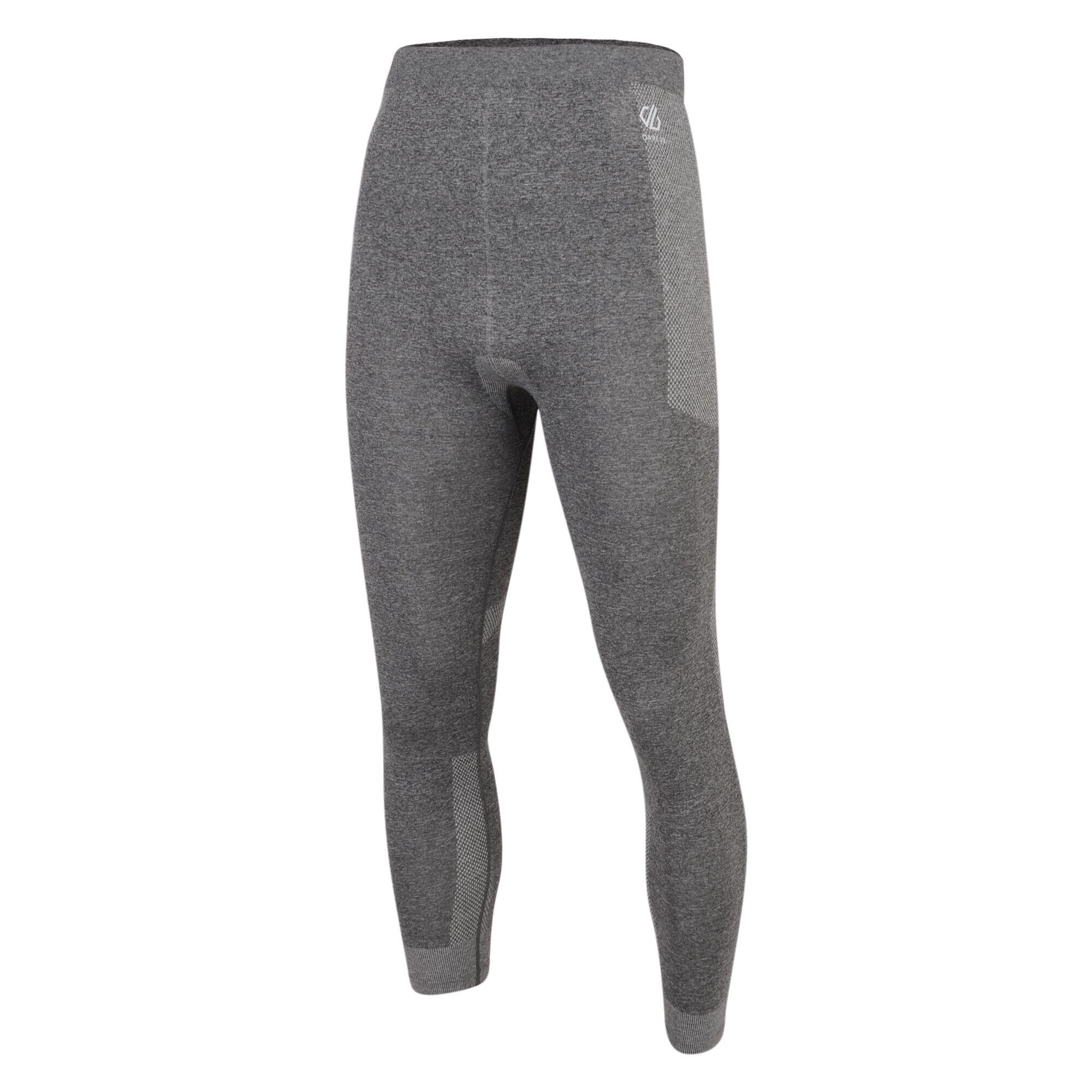 Mens In The Zone II Base Layer Bottoms (Charcoal Grey Marl) 3/5