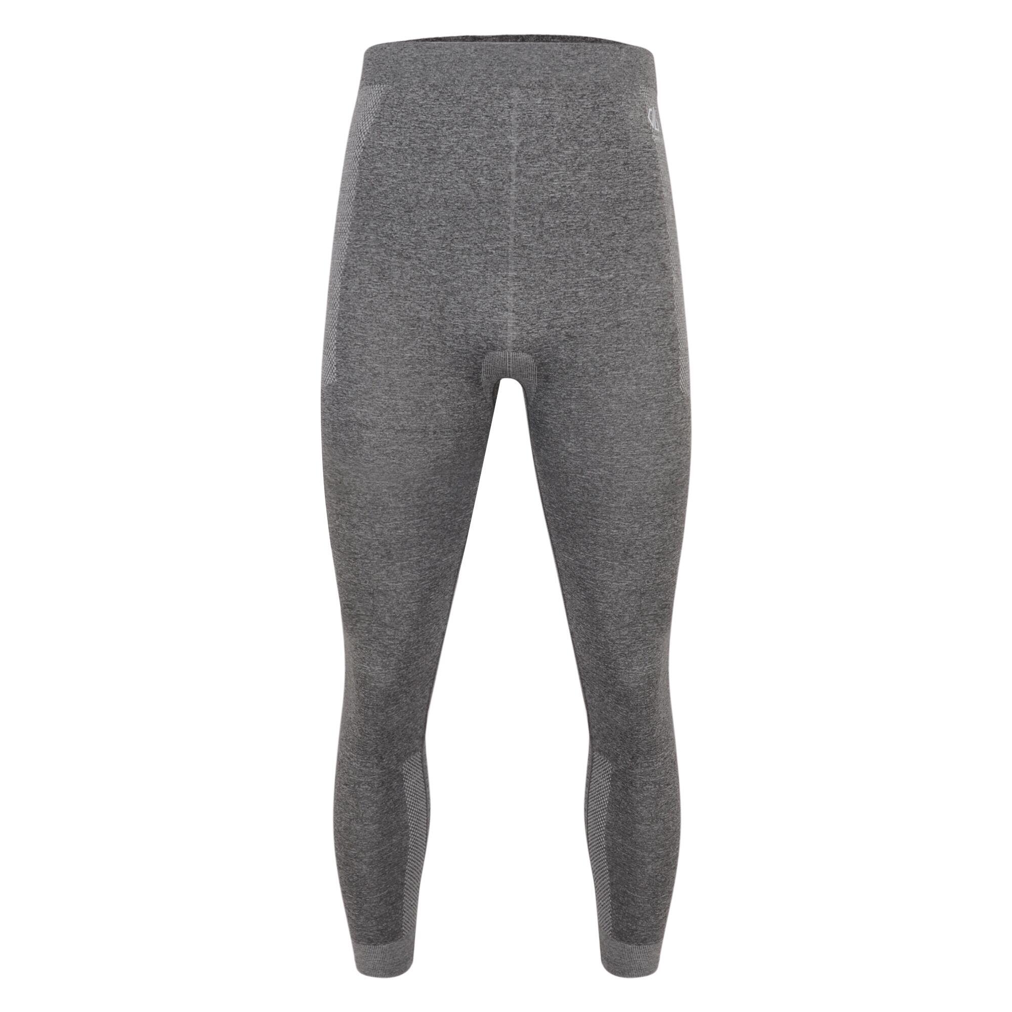 Dare 2b - Bas Thermique In The Zone Homme (gris Charbon Chiné) - Legging - Gris|marron - S - Decathlon