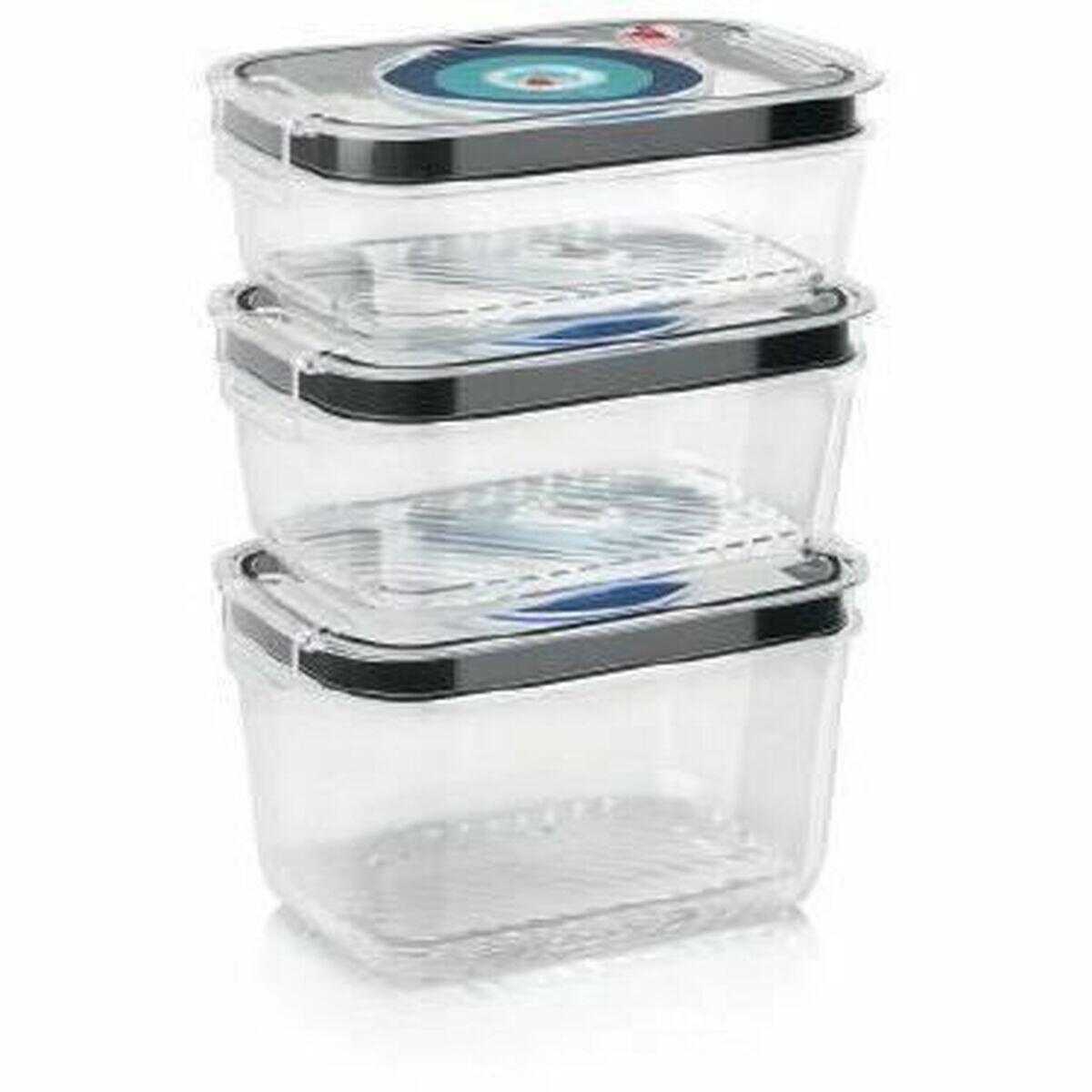 Ensemble de 3 Boîtes à Lunch Tritan 700 ml 4/4